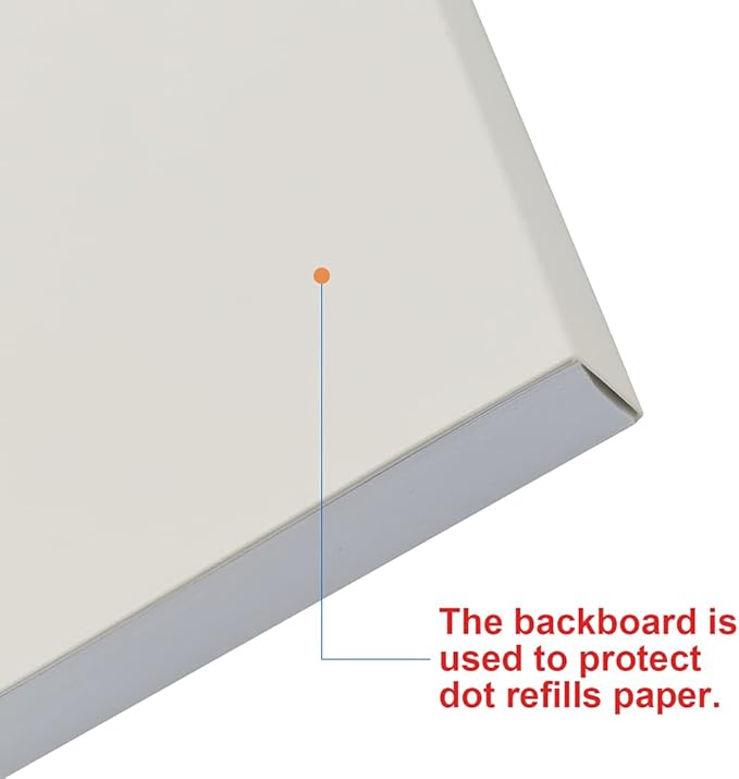 Letter Size TUL Discbound To Do List Refills, 11 Disc Daily Planner Insert, 100Sheets / 200Pages To Do Paper, 100gsm White Paper, 8.5'' x 11''