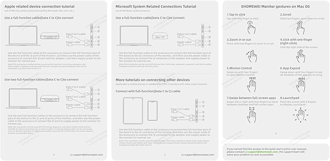 EHOMEWEI X1 Portable Foldable 2K Dual Monitor, 16"*2 Laptop Expansion Screens 60Hz 1920 * 1200 sRGB, 100DCI-P3 HDR for Working/Gaming/Travel, Phone/Switch/Windows MacOS