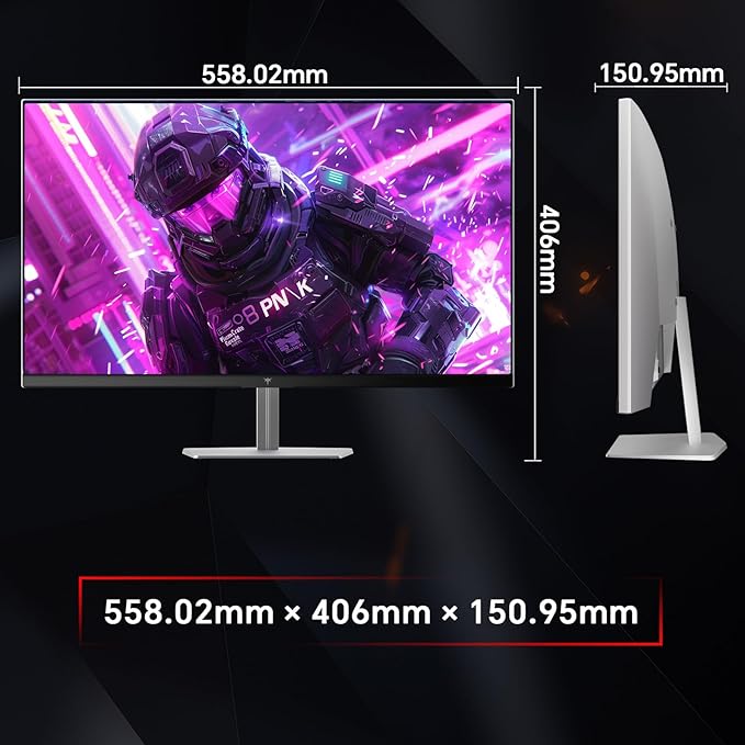 KTC 24.5 Inch 400Hz Gaming Monitor, FHD 1080P 240Hz Computer Monitor, Fast IPS, FreeSync/G-Sync Compatible, HDR400, DisplayPort x2 HDMI x2, VESA, Tilt Adjustable,H25X7