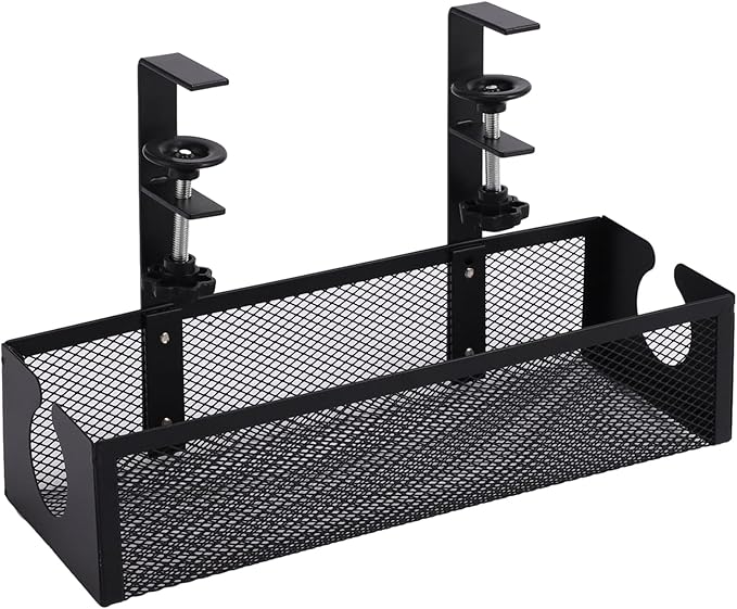 Under Desk Cable Management Tray,Space Saving Cord Organizer | Desk Cable Management Tray - for Family Friends Students Adults Men Women Home Indoor Office Study Kitchen