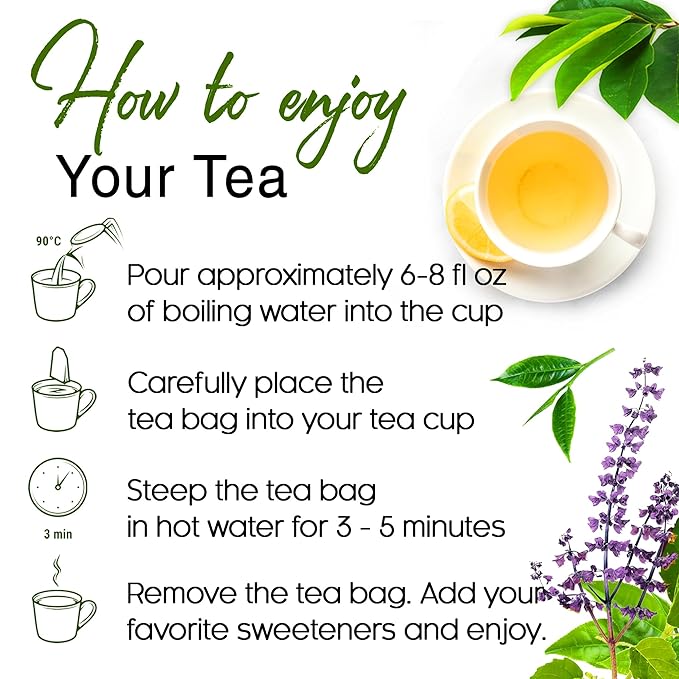 FreshDrinkUS, Premium 40 Tea Bags Soursop Green Tea, 100% Natural & Proprietary Blend from Soursop Leaves and Green Tea. Smooth Flavor. Made with Eco-Conscious Tea Bags. No Additives No Sugar, Vegan.