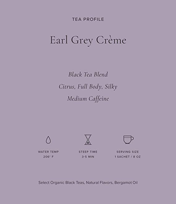 Art of Tea | Earl Grey Crème Black Tea | 4oz Refil Bag