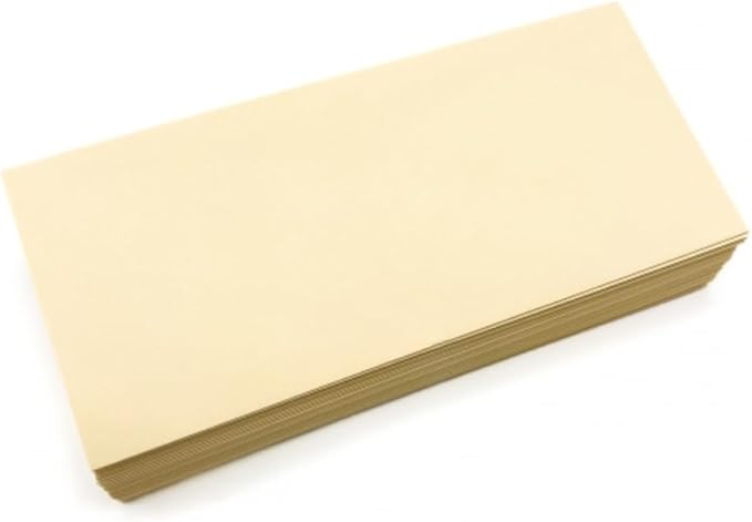 Limited Papers (TM) No. 10 Regular Standard Mailing Envelope - Pastel - Soft - 24 Pound (4.8 inch x 9.5 inch) - Announcement, Invoices, Checks, Letters, Contracts, Business Envelopes (Ivory, 100)