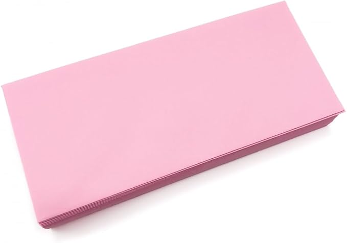 Limited Papers (TM) No. 10 Regular Standard Mailing Envelope - Pastel - Soft - 24 Pound (4.8 inch x 9.5 inch) - Announcement, Invoices, Checks, Letters, Contracts, Business Envelopes (Pink, 2500)