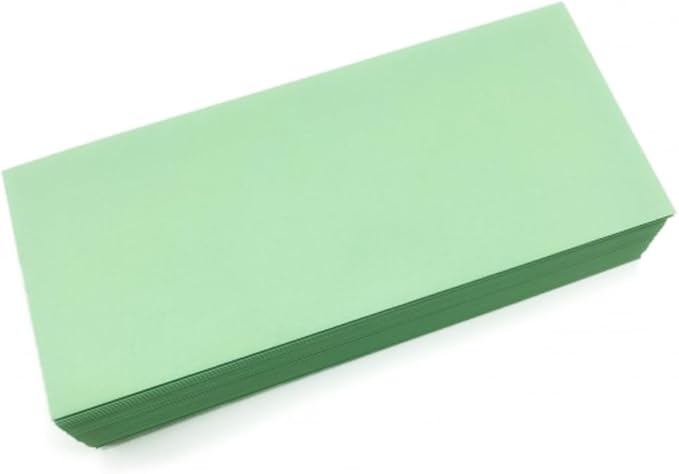 Limited Papers (TM) No. 10 Regular Standard Mailing Envelope - Pastel - Soft - 24 Pound (4.8 inch x 9.5 inch) - Announcement, Invoices, Checks, Letters, Contracts, Business Envelopes (Green, 2500)