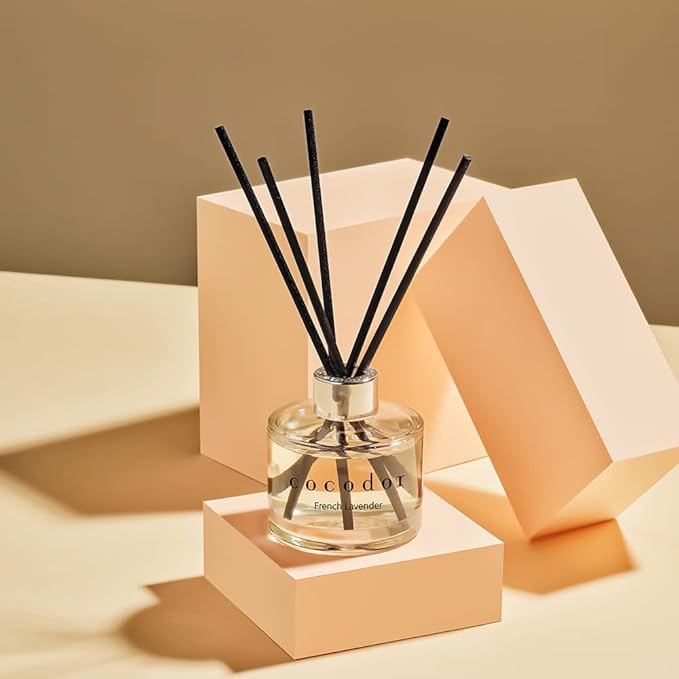 COCODOR Signature Reed Diffuser Set/Refreshing Air / 6.7oz /2 Pack/Home Fragrance Diffuser, Oil Scent Diffuser for Bathroom Shelf Decor