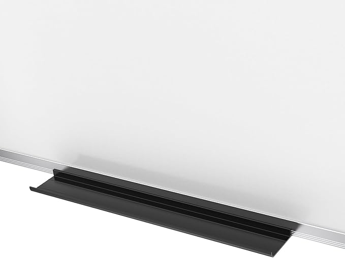 VIZ-PRO Dry Erase Board/Whiteboard, 60 x 36 Inches, Wall Mounted Board for School Office and Home