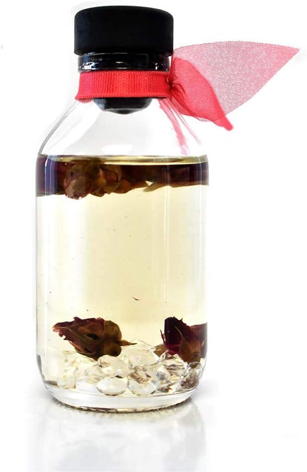 LOVSPA Reed Diffuser Set, Velvet Rose Scented Oil Diffuser with Sticks, Home Fragrance Accessories for Bathroom Shelf Decor, Aroma Diffusers for Home or Office Desk, USA Made