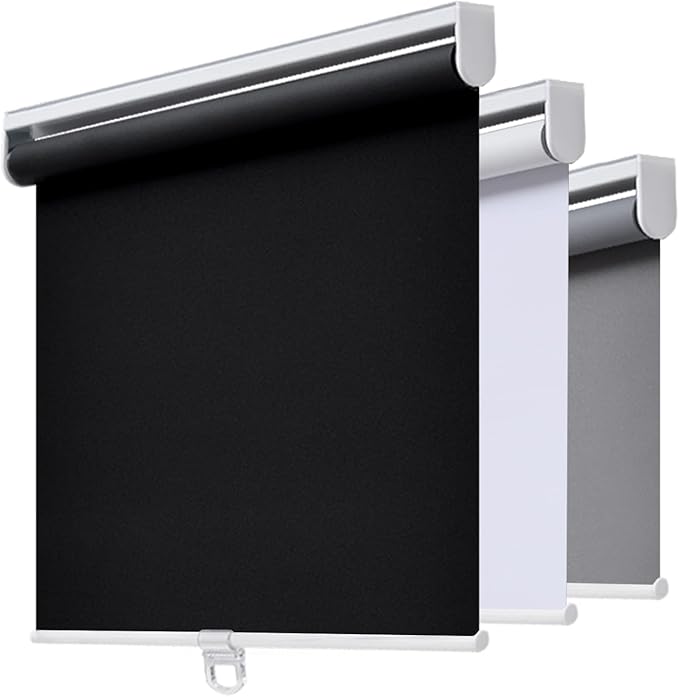 Customize Cordless Roller Shades Blackout Blinds