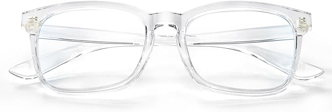 VISOONE Blue Light Blocking Glasses Square with Anti Computer Glare for Gaming Women and Men MONTANA
