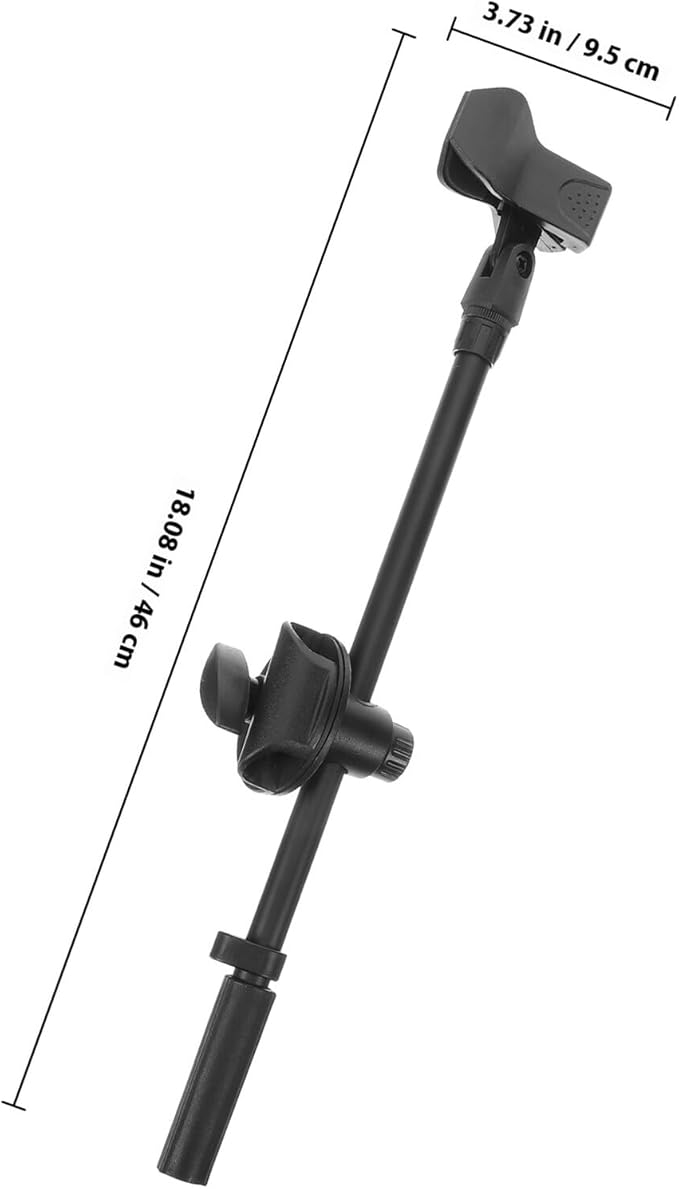 ABOOFAN Metal Microphone Boom Arm with Spring Clamp, 350mm Rotating Mic Suspension Scissor Arm, Universal Desk Mic Stand Accessory for Home Studio and Live Streaming