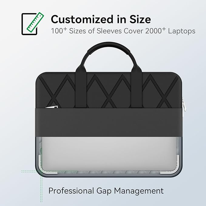 Smatree 18 inch Laptop Sleeve for MSI Vector A18 HX, for Raider A18 HX, for Raider 18 HX A14V, for MSI Gaming Laptops Titan 18 HX A14V, for CreatorPro X18 HX A14V, Laptop Case with Pocket (E812)