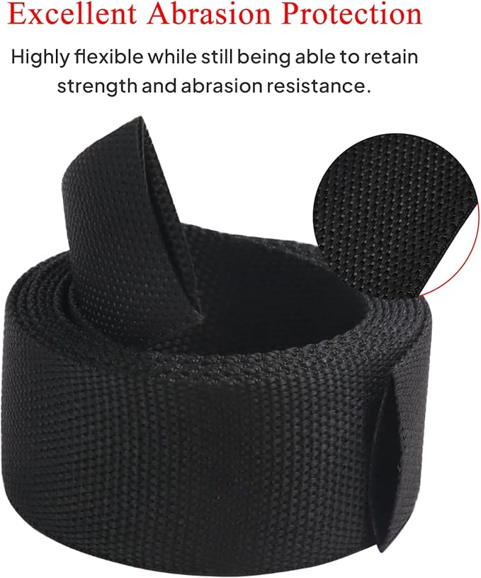 2 in 1 Heat Shrink Braided Sleeving Fabric Tubing-Ideal fit Irregular Shape Hose/Cable/Wire (1-1/8"(29mm), 14FT)