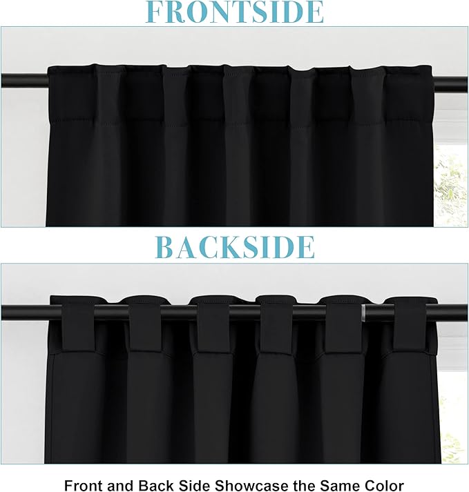 RYB HOME RV Camper Curtains 24 inches Length