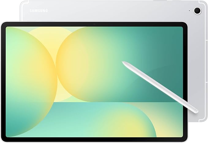 SAMSUNG Galaxy Tab S10 FE 128GB WiFi Android Tablet + Book Cover Keyboard Slim, Large Display, Long Battery Life, Powerful Processor, S Pen, US Version 2025, 2 Yr Manufacturer Warranty,Silver
