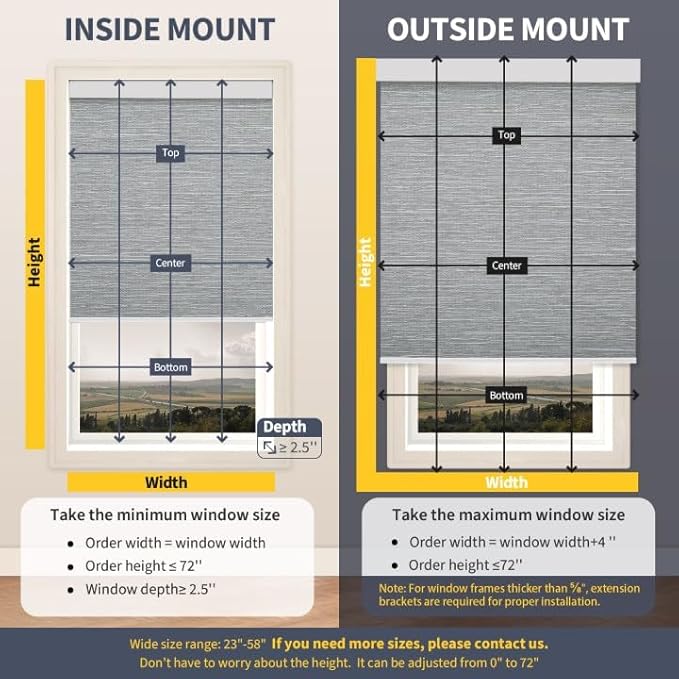 Motorized Blinds with Remote, Grasscloth Fabric Smart Blinds with Valance Cover