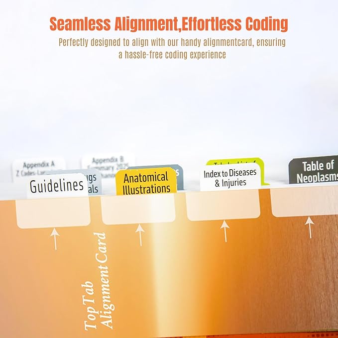 Index Tabs for ICD-10-CM 2025 Expert (AAPC Version) - Navigate with Precision in Your Code Book