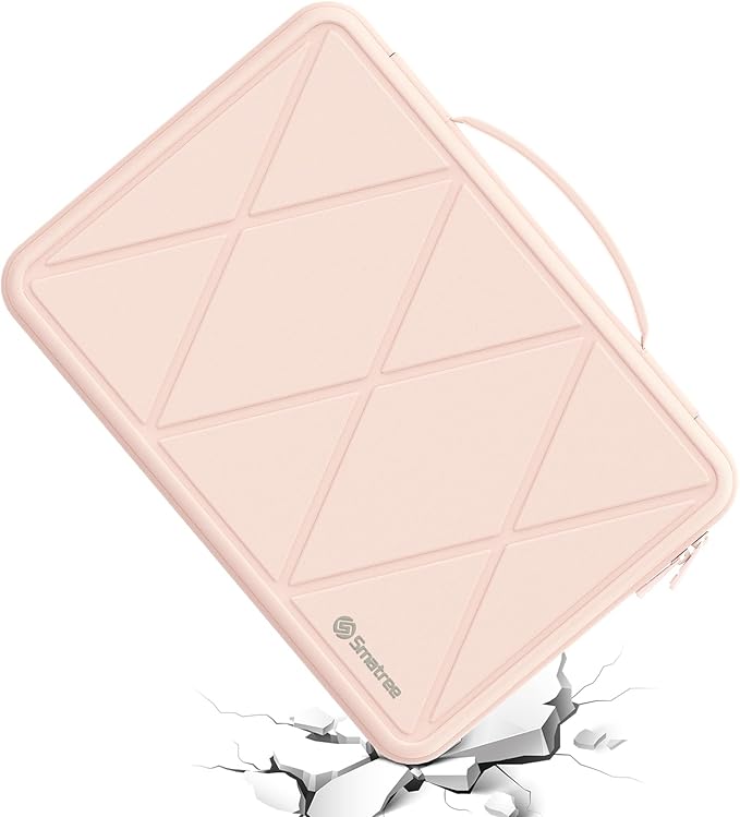 Smatree Hard EVA Protective Sleeve Case Compatible for 15.6 inch ASUS ROG Strix Scar 15 2022/2021, for ASUS ROG Strix G15 2022 G513, for Predator Triton 16 Slim Laptop Sleeve, Pink (X8287P)