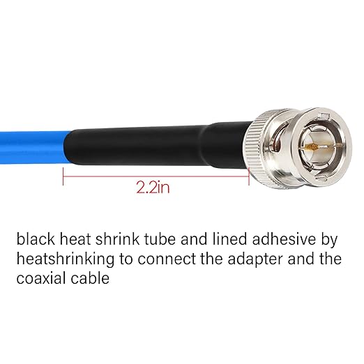 XRDS -RF 50FT SDI Cable, 3G/6G-SDI Cable BNC Digital Video Cables 75 Ohm RG59 BNC Male Cables for 3G/6G HD SDI Monitor Video Recorder Converter Splitter Security Camera