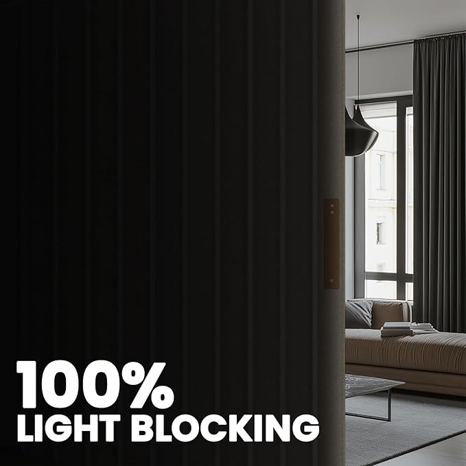 100% Blackout Room Divider Curtains Screen Partitions