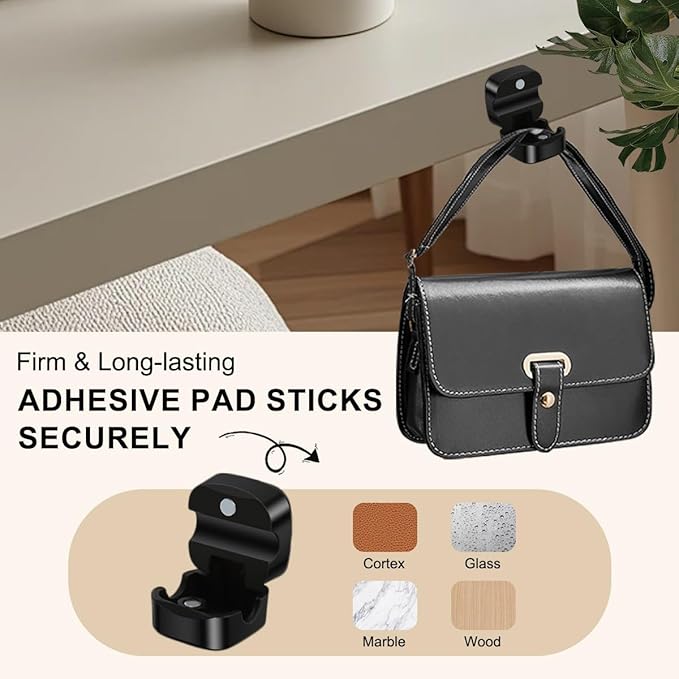 8 Pack Magnetic Cable Clips Cord Holder With Free 0.39*196 Inch Cut - To - Size Binding Tape For Cord Management | Adhesive Cable Organizer For Home, Office, Car - Hide Phone Charging Cables, Desk Use