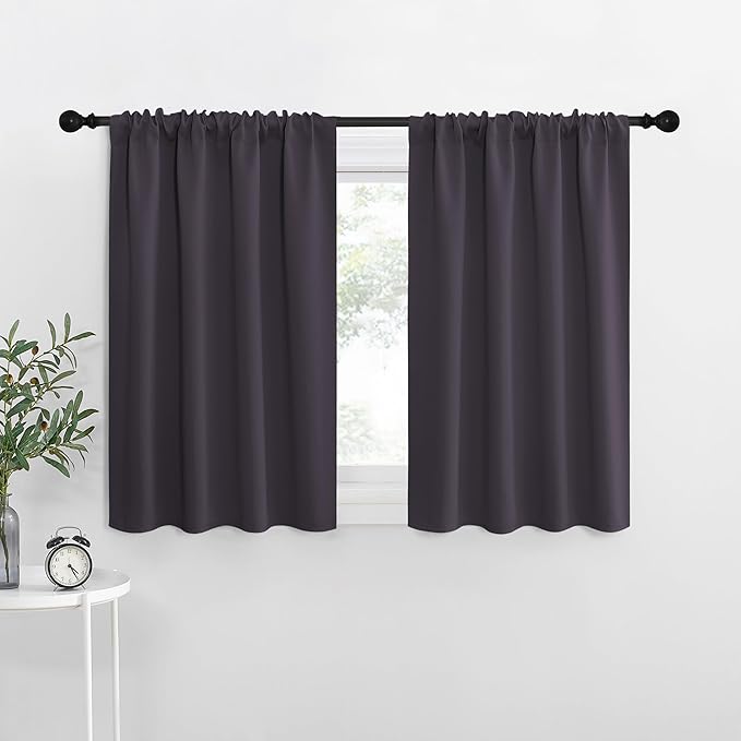 NICETOWN RV Bunk Curtains, 2 Panels, W42 x L30 -Inch, Kitchen Window Curtains