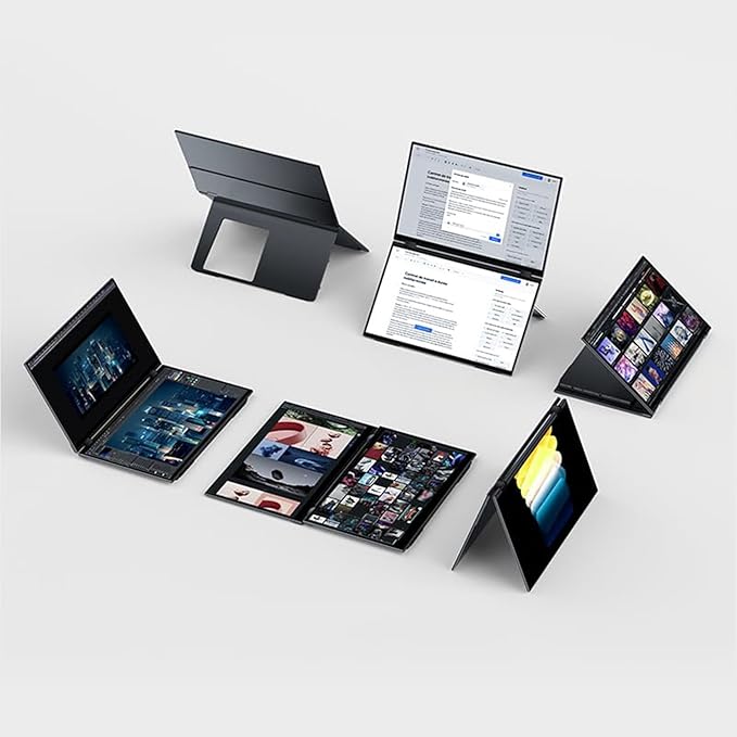 EHOMEWEI Dual Stacked Monitor 16"*2 Laptop Expansion Screens 2560 * 1600 * 2 60Hz 100DCI-P3 HDR for Windows MacOS X2 Pro