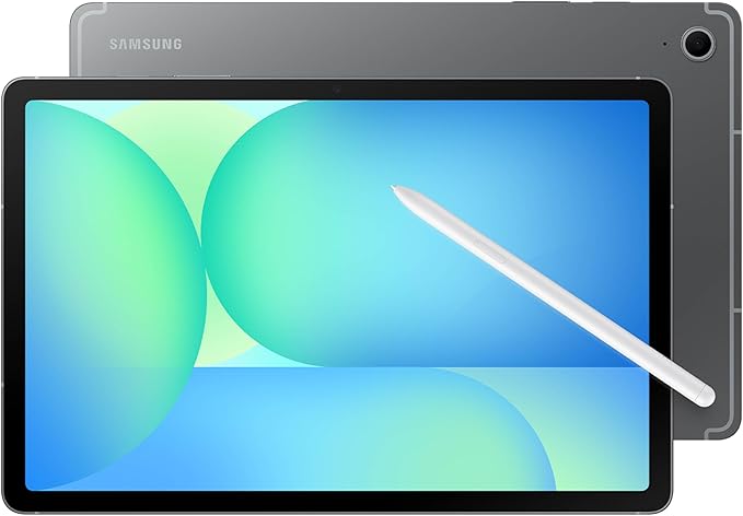 SAMSUNG Galaxy Tab S10 FE 128GB WiFi Android Tablet, Large Display, Long Battery Life, Exynos 1580 Processor, IP68 Water-Resistant, 90 Hz Refresh, S Pen for Note-Taking, US Version, Gray