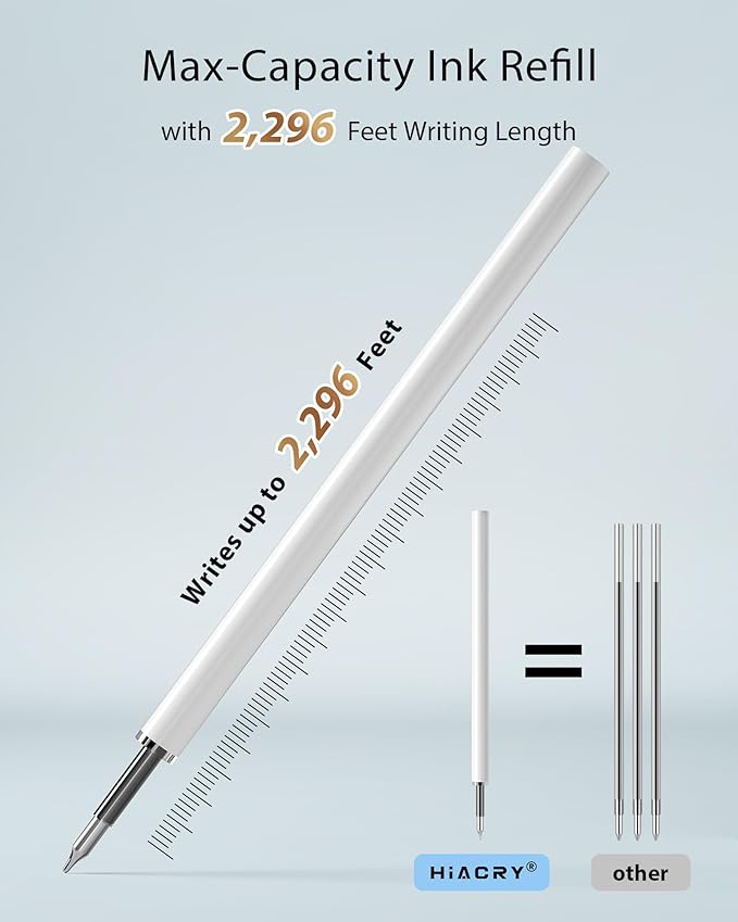 Hiacry 8 Pcs Gel Ink Pens, 0.7mm Fine Point for Smooth Writing Journaling Aesthetic Pens, Black Quick-Dry Long Lasting Fidge Pens, Cute School Office Supplies Gifts for Women （Morandi Black Ink）