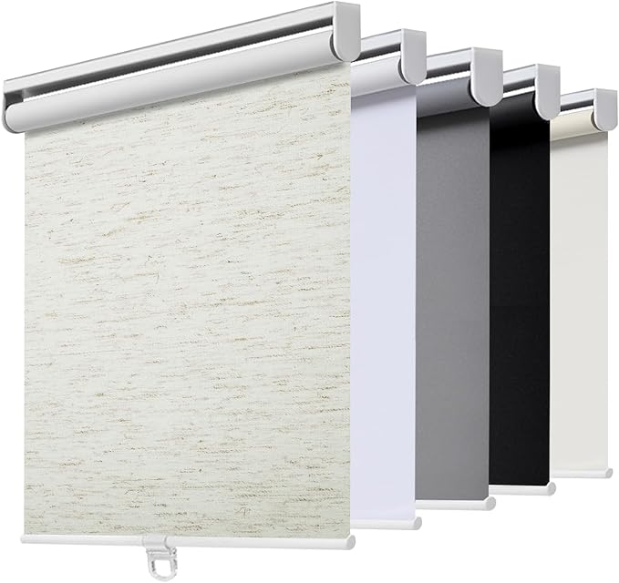 Customize Cordless Roller Shades Blackout Blinds