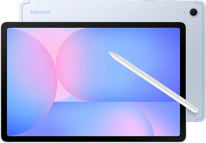 SAMSUNG Galaxy Tab S10 FE 128GB WiFi Android Tablet, Large Display, Long Battery Life, Exynos 1580 Processor, IP68 Water-Resistant, 90 Hz Refresh, S Pen for Note-Taking, US Version, Blue