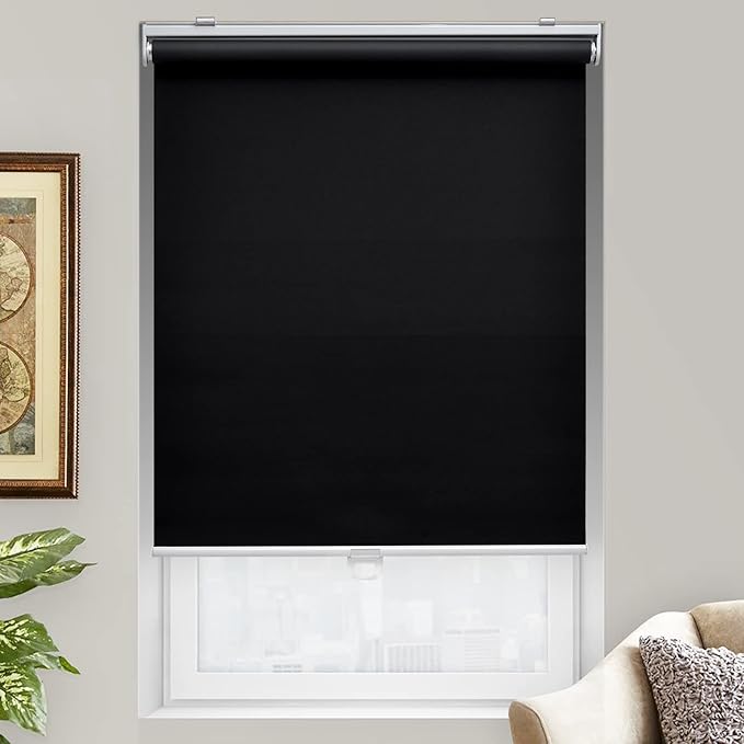 Customize Cordless Roller Shades Blackout Blinds