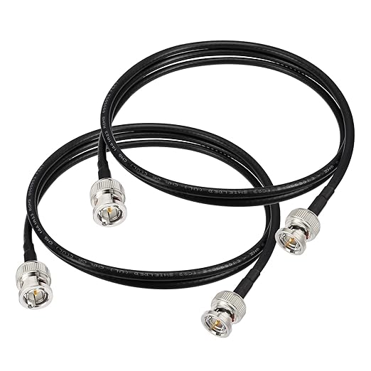 Superbat 3G/6G HD SDI Cable BNC Cable 3ft Thin Short (Belden 1855A) Supports HD-SDI/3G-SDI/4K/8K Camera Recorder Precision SDI Video Cable (2pcs)