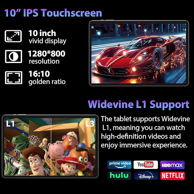 2026 Android 15 Tablet with Keyboard, 26GB RAM, 256GB ROM(2TB Expand), 10 inch tablet with Octa-core, Gemini AI, 8000mAh, 2.4G/5G WiFi, BT 5.0, 5MP+13MP, Tablets with Case, Mouse, Stylus (Green Case)