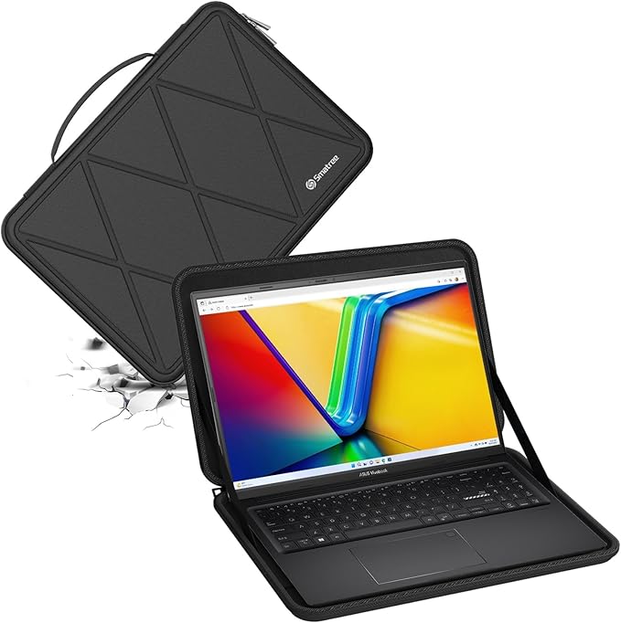 Smatree Hard EVA Protective Sleeve Compatible for 16 inch ASUS Zenbook S16 UX5606, for ROG Zephyrus G16 2025/2024 Copilot+Pc, for 15.6 inch Vivobook S 15 M5506, for Vivobook 16 Flip TP3607 Bag(X8285T)
