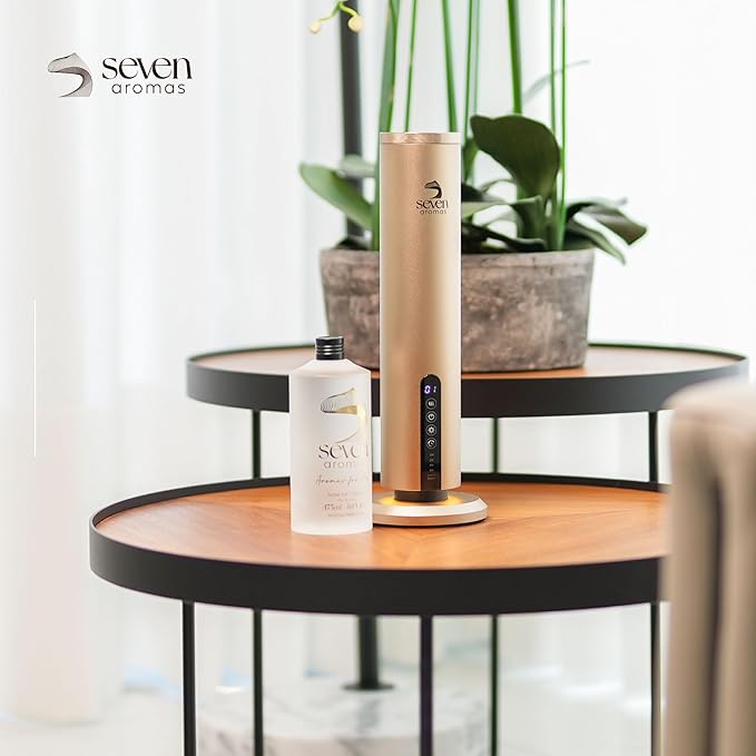 SevenAromas Hotel Scent Diffuser Oil, Luxury Hotel-Inspired Essential Oil for Aromatherapy & HVAC Diffusers – Premium Dropper Bottle - 45 ml 1.52 FL oz (White Tea)