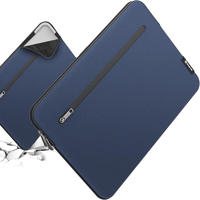 Smatree SlimPro Laptop Sleeve Case for 14 inch HP mt440 G3 Mobile Thin Client, for 14 inch HP Pro mt440 G3 Mobile Thin Client, Case with Pocket, Patented Super-Corner Design, Blue (S420B)