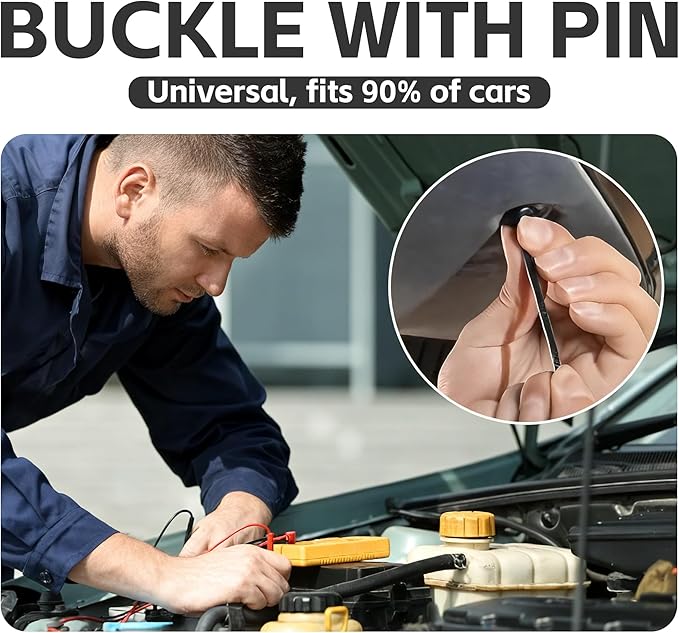 Nylon Universal Cable Tie Buckle, 2026 New Upgrade Heavy Duty Self-Locking Rivet Zip Ties Holder, Multifunctional Cable Tie Buckle for Car Daily Repair, Home, Office, Workshop (100 Pcs)