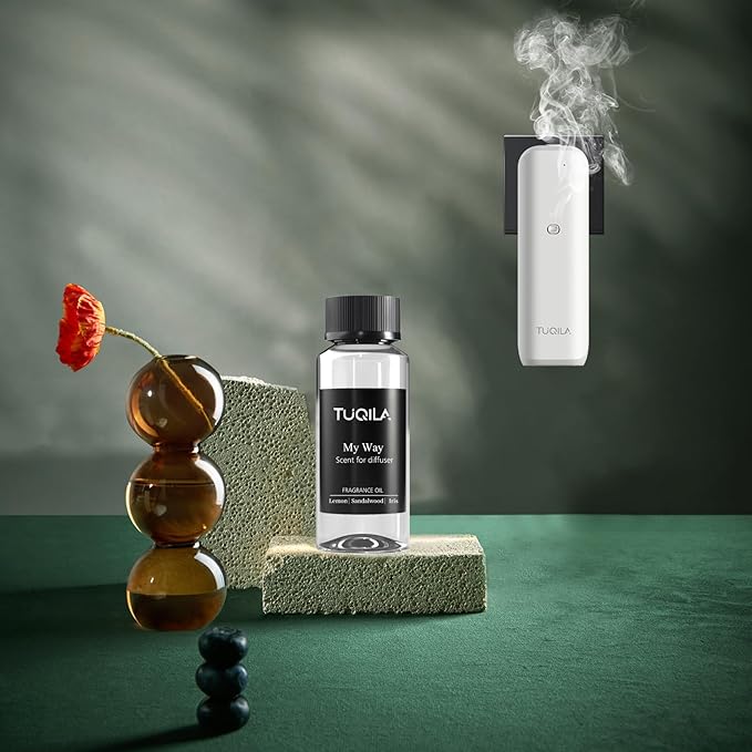 Tuqila Hotel Luxury Waterless Diffuser Oil My Way, Essential Scent Oil Usage Cold Air Waterless Diffuser, Scents Oils Bottle120 ML Home Natural Flavour