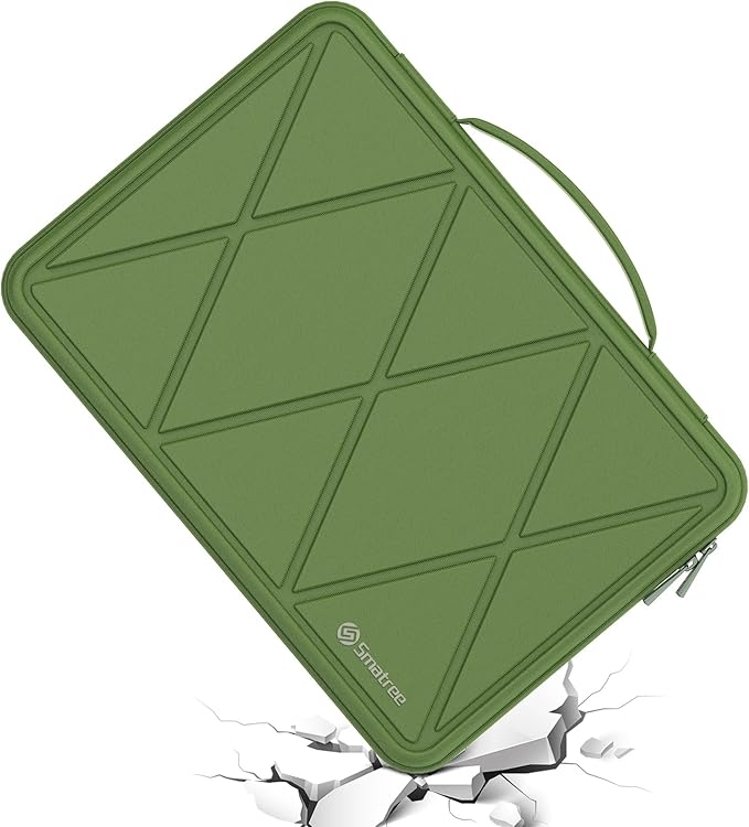 Smatree Hard Sleeve Case Compatible for 14 inch ASUS Vivobook 14X/Flip14/S 14Flip, for ExpertBook B5 Flip, for Zenbook Duo 14, for Chromebook Flip CX3, for ASUS L410/ROG Zephyrus G14, Green (X8252TG)