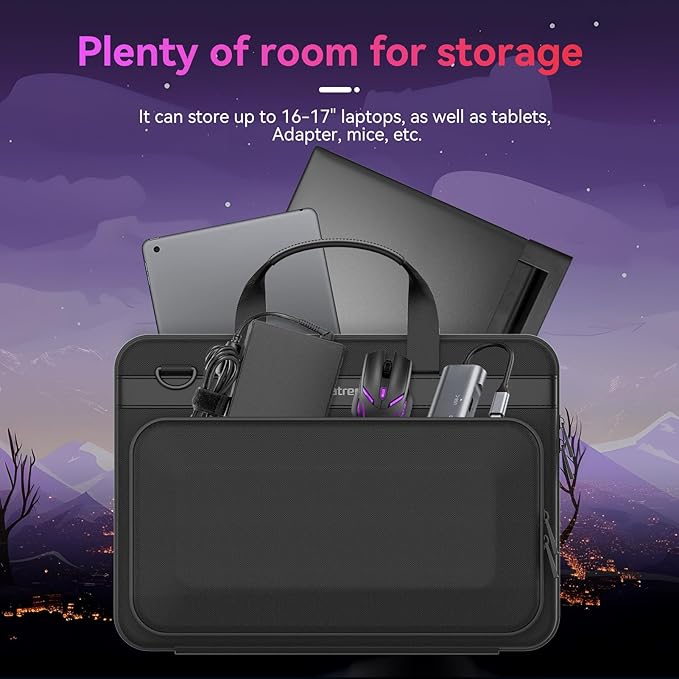 Smatree Heavy Duty Hard Case for 16 inch Lenovo Legion Pro 7/7i/5i/5 Gen 8, for Legion 5 Pro Gen7/ Slim 5i Gen8/ Slim 7i Gen8/7, for 15.6 inch Lenovo IdeaPad Gaming 3 Laptop (A800)