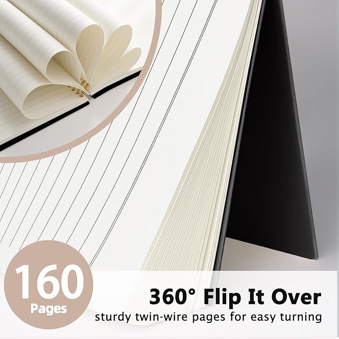 LIANGW Funny Notebooks Journal, Clever Comebacks Notebooks for Work, Funny Office Gifts for Coworkers, Funny Notebooks for Work, Office Humor Gifts, Black Hardcover Spiral Notebook 5.5x8.3 Inch