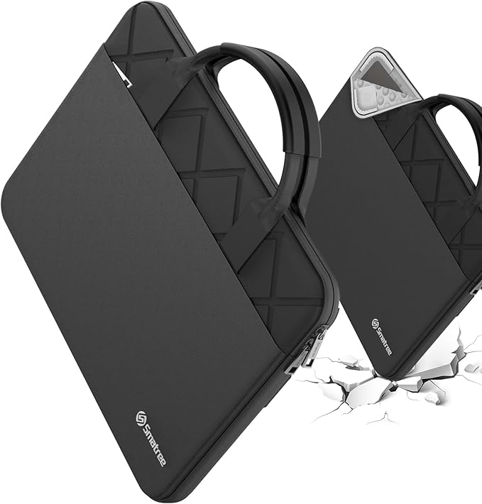 Smatree 18 inch Laptop Sleeve for MSI Stealth A18 AI+ Copilot+PC, for MSI Stealth 18 AI Studio A1V Gaming Laptop, Protective Case with Accessory Pocket, YKK Zipper, Patented Super Corner Design (E813)