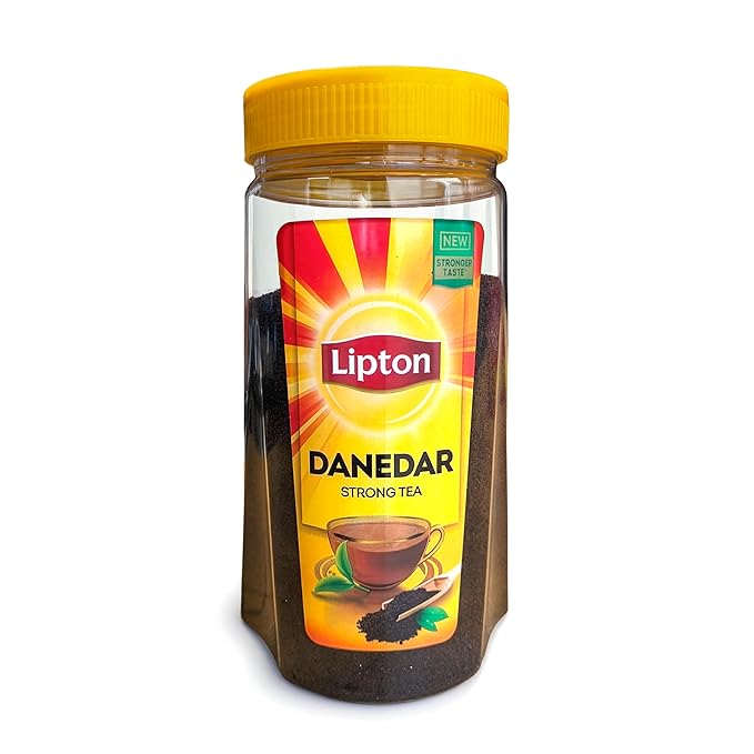 Lipton Yellow Label International Blend | Strong Black Tea | Danedar | Loose Tea with Bigger Granules | Bold & Rich Flavor For Tea Lovers | 475g