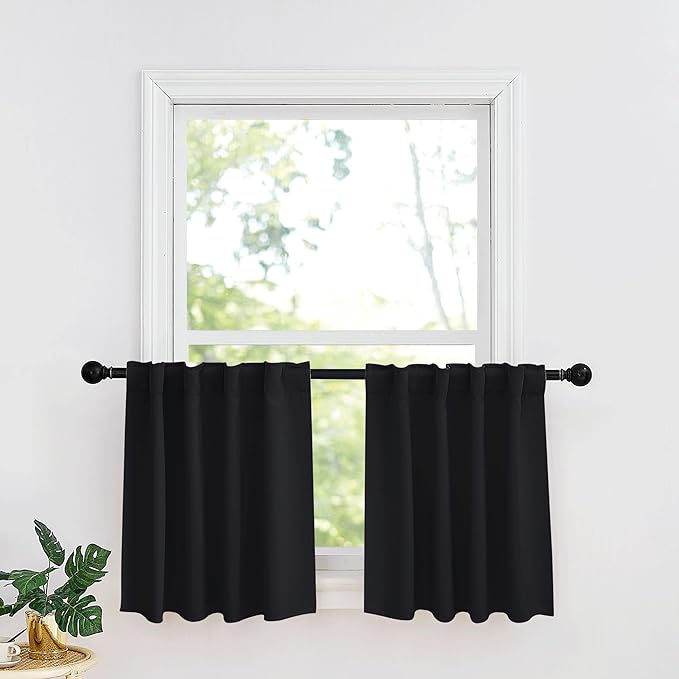 RYB HOME Small Window Curtains