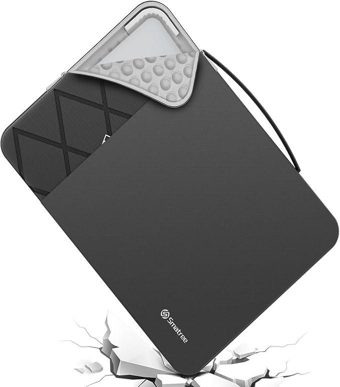 Smatree EliteFlow Laptop Sleeve Case for 16 inch Lenovo ThinkPad P16v Gen 2/1, Slim Protective Laptop Case with Accessory Pocket and Handle, Patented Super-Corner Shock Protection (EF601)