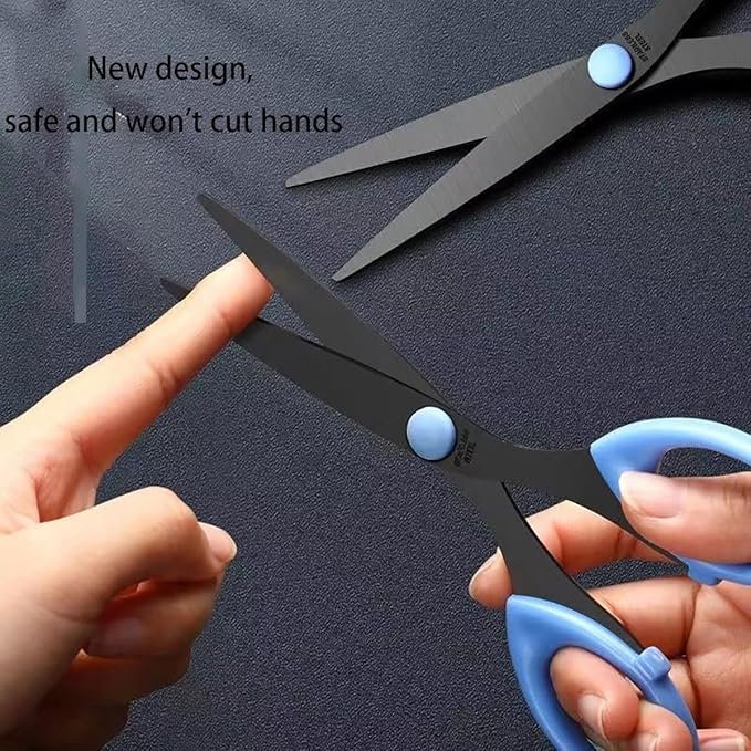 3 Pack 6.5" Multi-Purpose Scissors, Arts and Crafts Scissors,for Office, Home, School and Sewing(Purple)