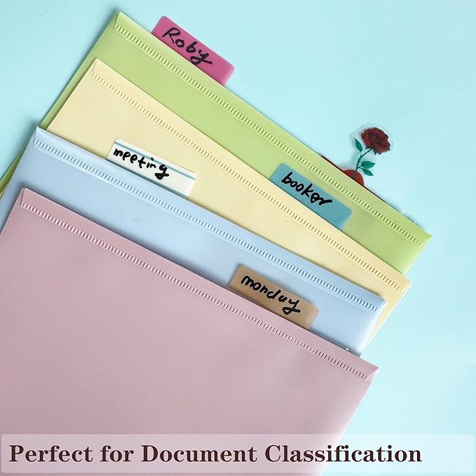 ELII 500 PCS Sticky Index Tabs 21 Sets, Colorful Book Tabs Sticky Tabs for Notebooks, Page Tabs for Binders, Page Markers Notebook Tabs