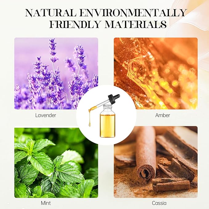 LEAMERR Premium Reed Diffuser Set - 8.8 oz (250 ml) Bedroom Bathroom Living Room Home Fragrance Products SANTAL33 Scent 1 Pack