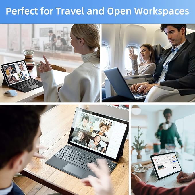 Mamol Magnetic Privacy Screen for 13 inch Surface Pro 11/10/9/8/X, Removable Anti Glare Blue Light Filter, Anti-Spy Screen Protector